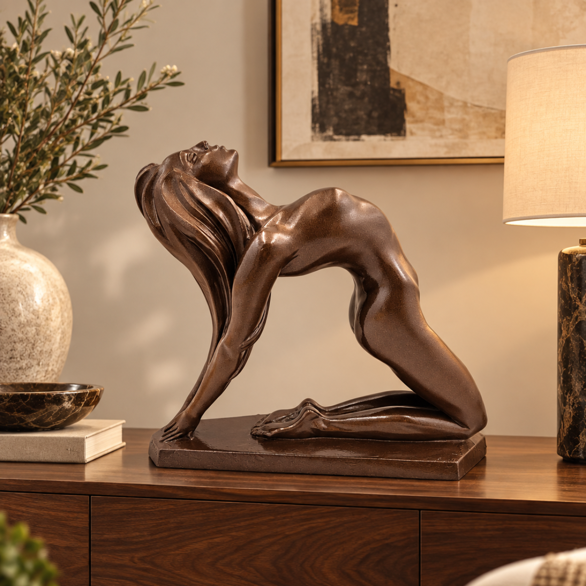 Austin Productions Sculpture Austin Productions Sculpture Signed Danel 1989