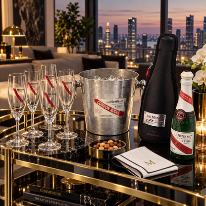 Mumm Champagne Barware MCM Mumm Champagne Ice Bucket Glassware &amp; More Lot 1