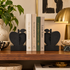 Jonathan Adler Bookends Fully Restored Jonathan Adler Happy Chic Apple Bookends in Textured Black