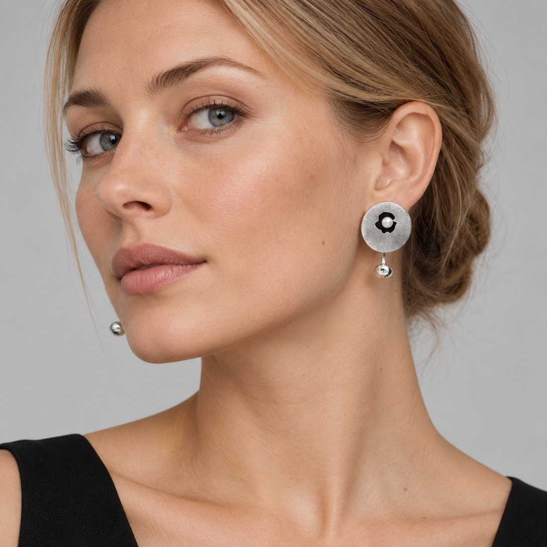 Peter Macchiarini Jewelry Super RARE Highly Desirable! Peter Macchiarini Early "Pod" Earrings Circa 1951