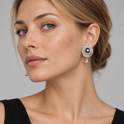 Peter Macchiarini Jewelry Super RARE Highly Desirable! Peter Macchiarini Early "Pod" Earrings Circa 1951