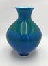 Mancioli for Raymor – Italian Mid-Century Modern Blue-Green Crackle Glaze Ceramic Vase