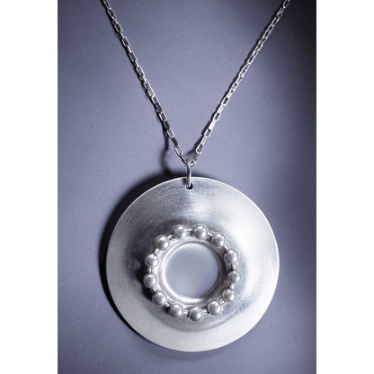 Rare Owe Johansson Sweden Finland Sterling XL Statement Necklace 1960/70s, alternate product view 7