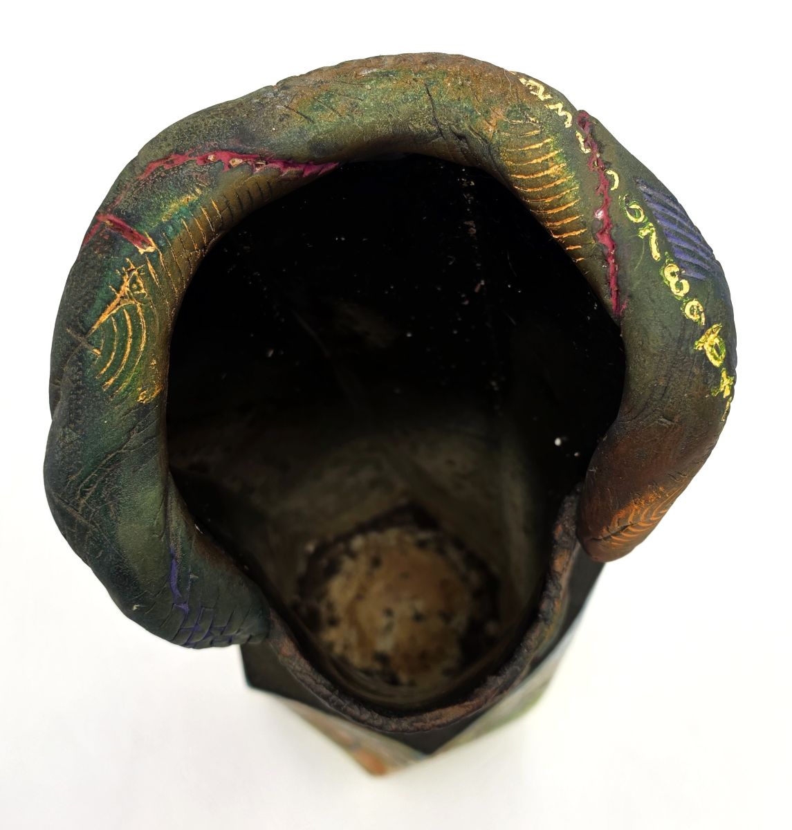 Rare Michael Kifer Monumental 15" Postmodern Abstract Vase Signed Dated 2004