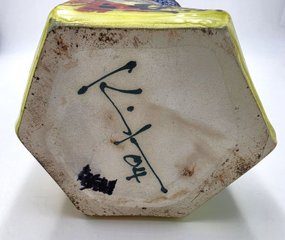 Rare Michael Kifer Monumental 15" Postmodern Abstract Vase Signed Dated 2004