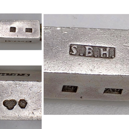 Superb SBH - Wiwen Sweden Modernist Sterling Necklace Bracelet Set 1946/1951, alternate product view 6