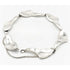 A & K Denmark Jewelry Aarre & Krogh Denmark Sterling Silver Mid Century Modernist Bracelet Circa 1960s