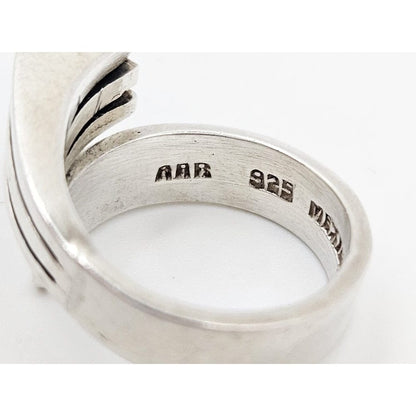 AAR Taxco Jewelry Designer AAR Taxco Sterling 3D Cocktail Ring 60s Eagle 2