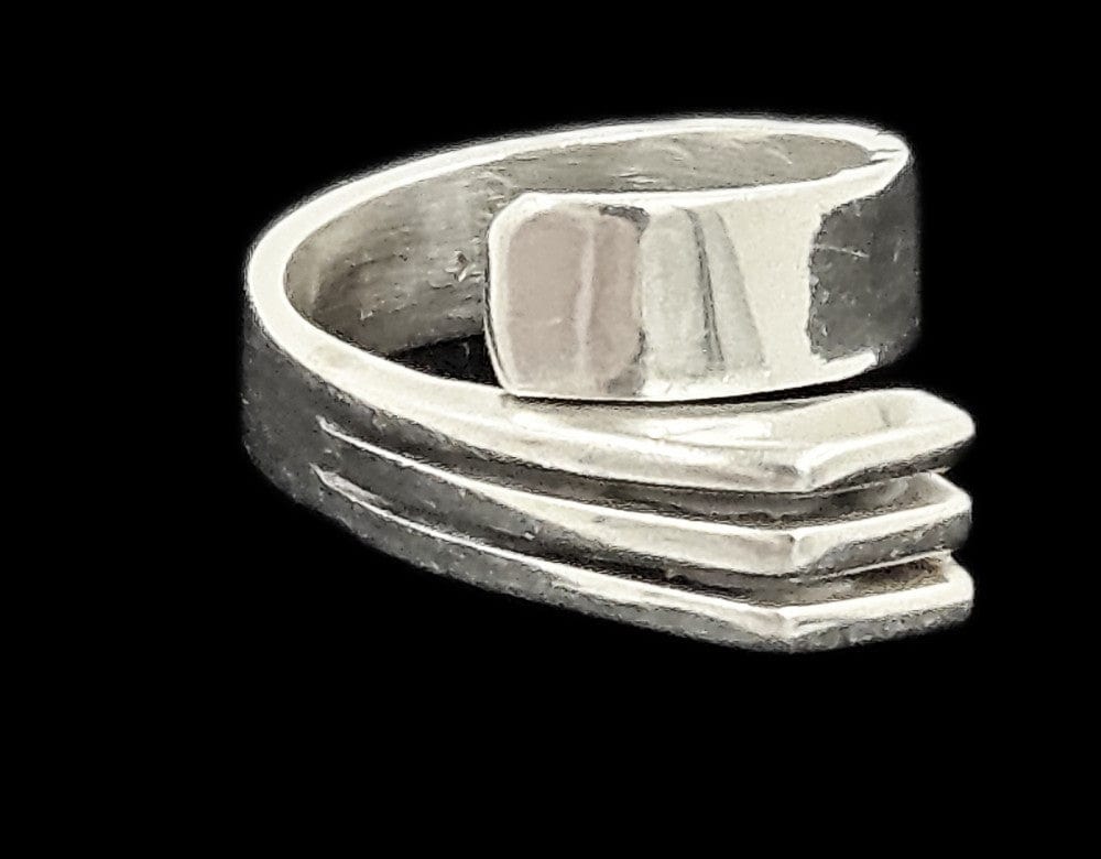 AAR Taxco Jewelry Designer AAR Taxco Sterling 3D Cocktail Ring 60s Eagle 2