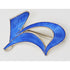 Aksel Holmsen Jewelry Aksel Holmsen Norway Sterling Enamel Modernist Brooch C. 1950&