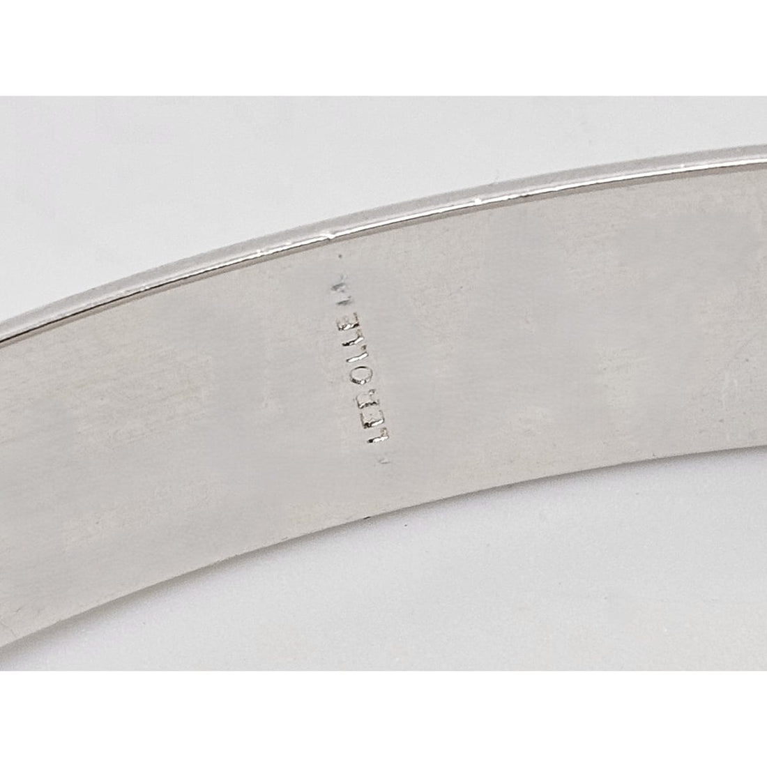 Alain Lerolle Jewelry French Designer Alain LeRolle Sterling Silver Modernist Bracelet