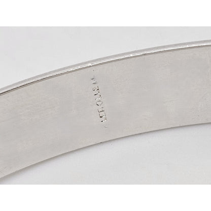 Alain Lerolle Jewelry French Designer Alain LeRolle Sterling Silver Modernist Bracelet