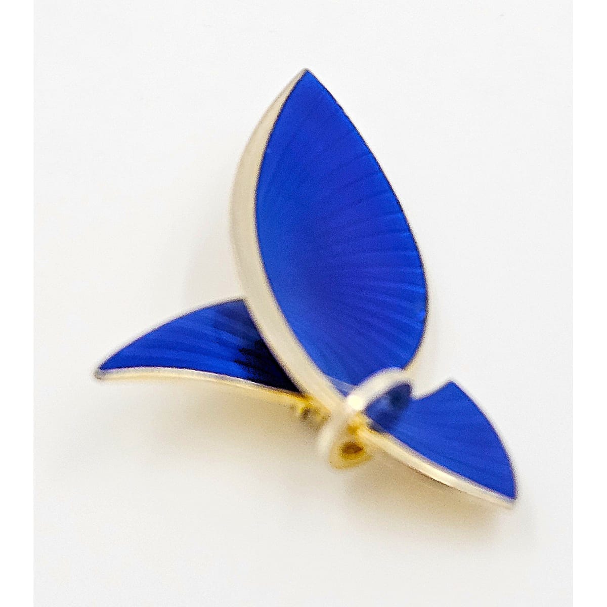 Albert Scharning Jewelry Albert Scharning Norway Sterling &amp; Enamel Large Modernist Brooch 1930-40s
