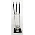 Albrizzi Fireplace Tools MCM Albrizzi Italy Lucite Chrome Fireplace Tools