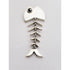 Allan Adler Jewelry RARE Allan Adler Sterling Modernist Fish Bones Articulating Brooch Circa 1950&