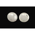 Allan Adler Jewelry RARE Allan Adler Sterling Silver Modernist Textured Disc Earrings Circa 1950&