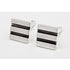 Allan Adler Jewelry Rare Iconic Designer Allan Adler Sterling Silver Modernist Cufflinks C. 1960&