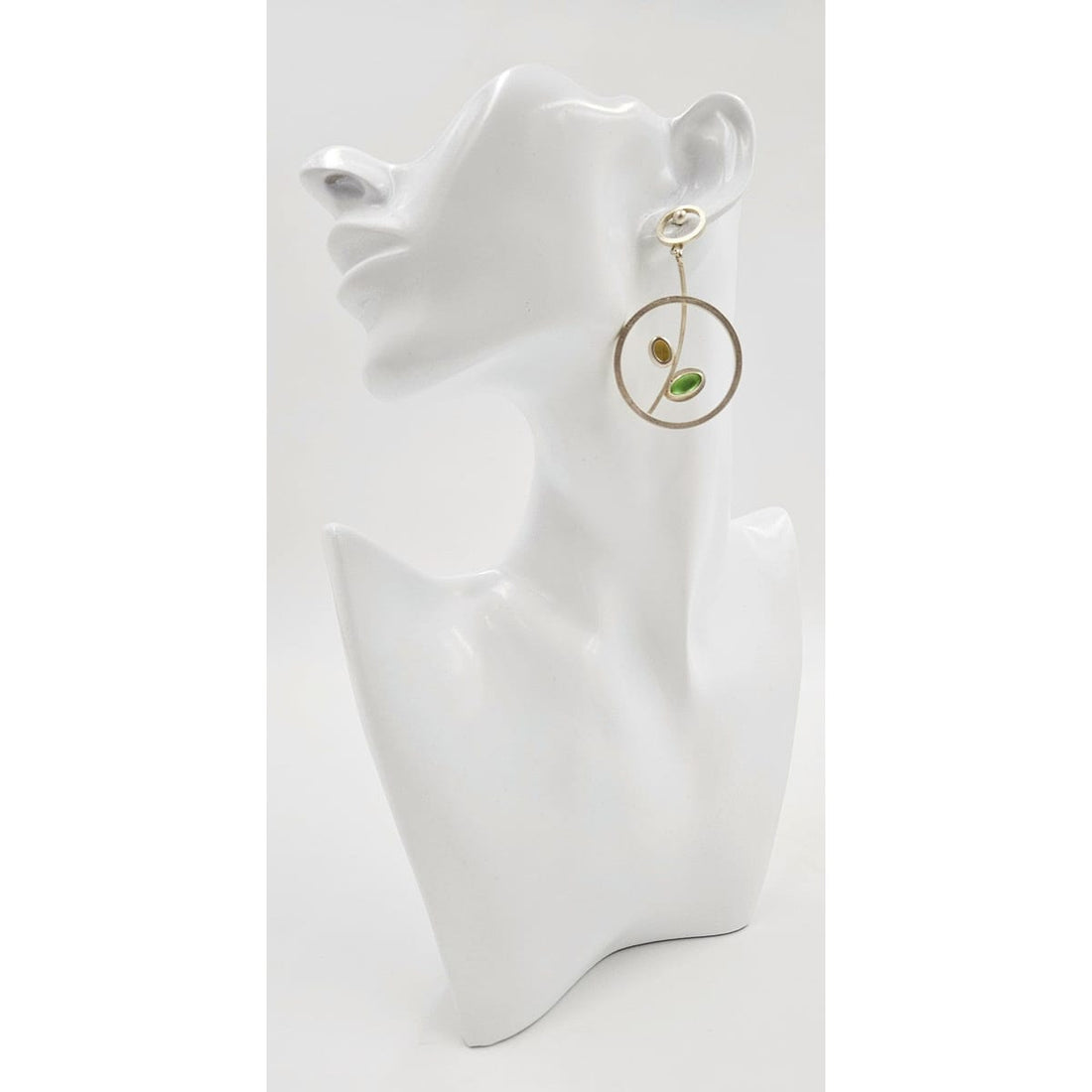 Amy Faust Jewelry Artisan Amy Faust Sterling Modernist XL Drop Dangle Earrings