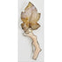 Amy Kahn Russell Jewelry Amy Kahn Russell Sterling Carved Lacy Agate Pink Coral Leaf Brooch Pendant