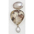 Amy Kahn Russell Jewelry Gorgeous Amy Kahn Russell Sterling Silver Lucite MOP Brooch Pendant