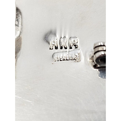 Amy Kahn Russell Jewelry Stunning Amy Kahn Russell Sterling Rose Quartz MOP Flower Brooch Pendant