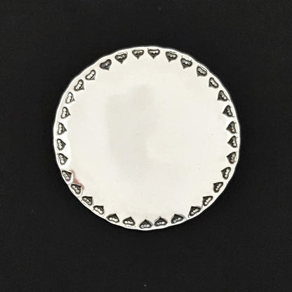 Anders Ring Denmark Jewelry Rare Anders Ring Denmark Art Deco Sterling Heart Stamped Brooch Circa 1930&