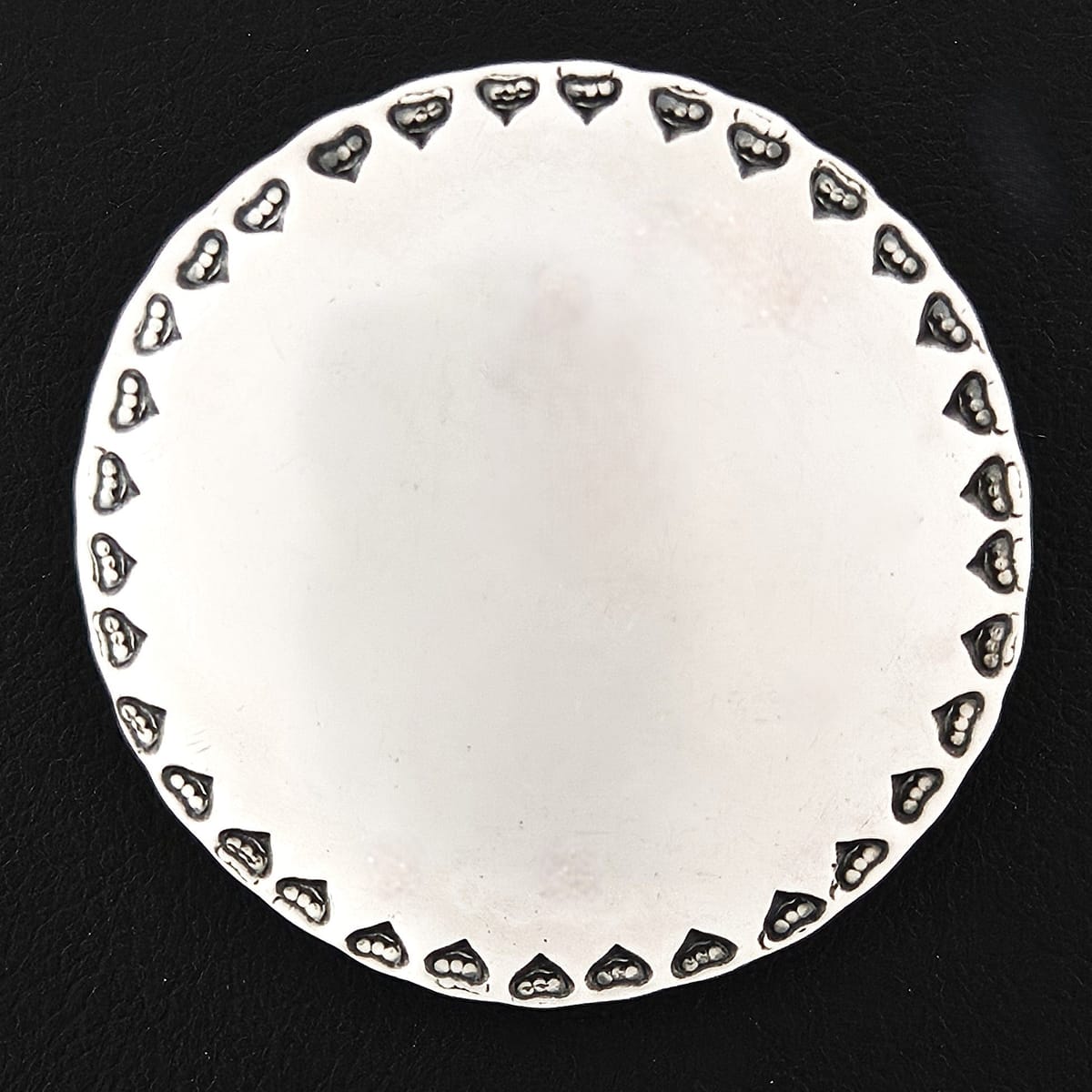 Anders Ring Denmark Jewelry Rare Anders Ring Denmark Art Deco Sterling Heart Stamped Brooch Circa 1930&