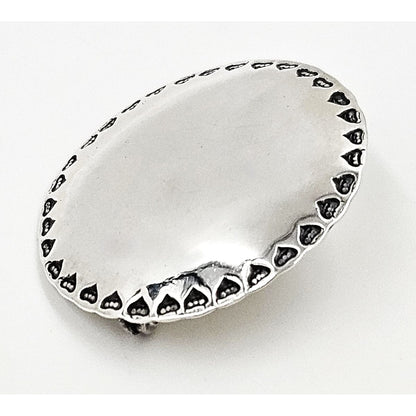 Anders Ring Denmark Jewelry Rare Anders Ring Denmark Art Deco Sterling Heart Stamped Brooch Circa 1930&