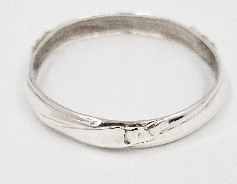 Angela Cummings Jewelry Designer Angela Cummings Sterling Modernist Bangle Bracelet Circa 1986