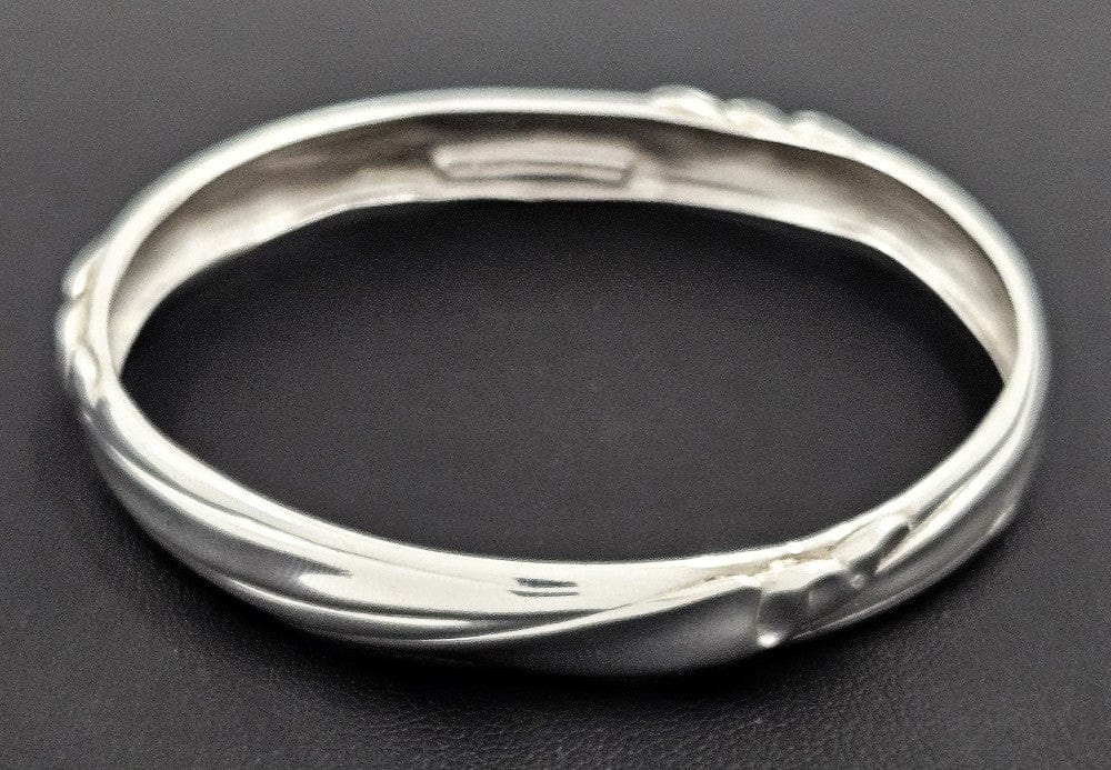 Angela Cummings Jewelry Designer Angela Cummings Sterling Modernist Bangle Bracelet Circa 1986