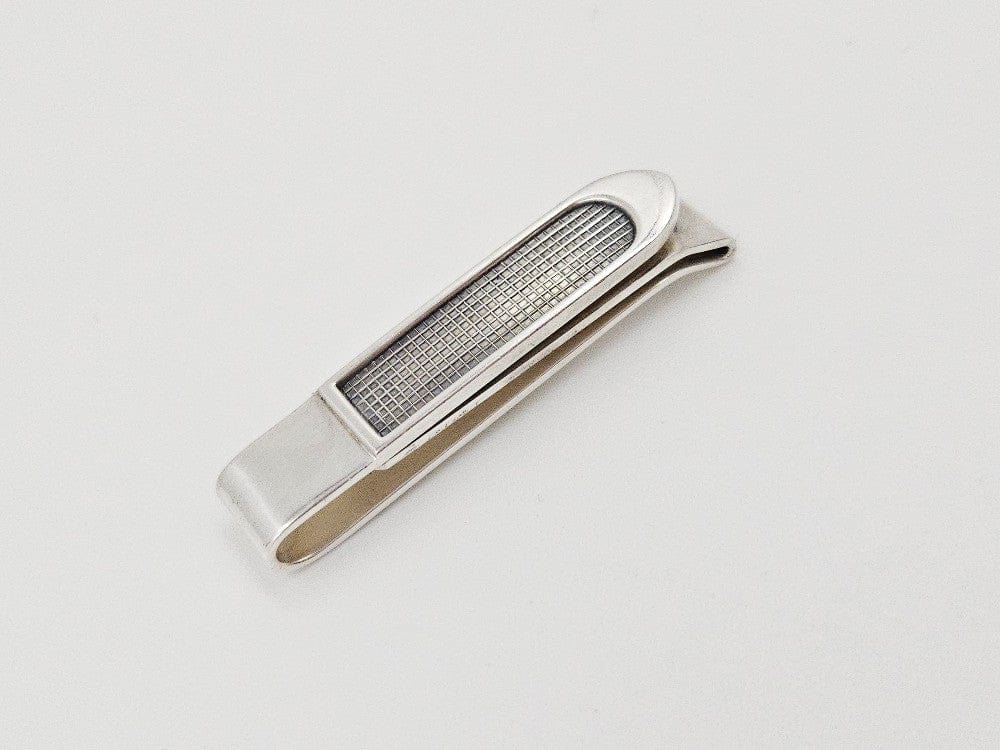 Anton Michelsen Jewelry Danish Designer Anton Michelsen Sterling Silver Tie Money Clip 1950s