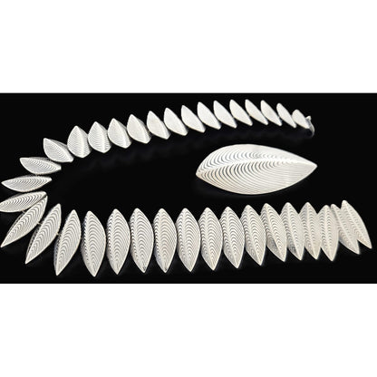 Anton Michelsen Jewelry Rare Eigil Jensen for Anton Michelsen Denmark Sterling Necklace Brooch Set 1950s