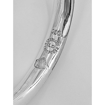 Antonio Pineda Taxco Jewelry Antonio Pineda Taxco Sterling Silver Modernist Bangle Bracelet Circa 1960s
