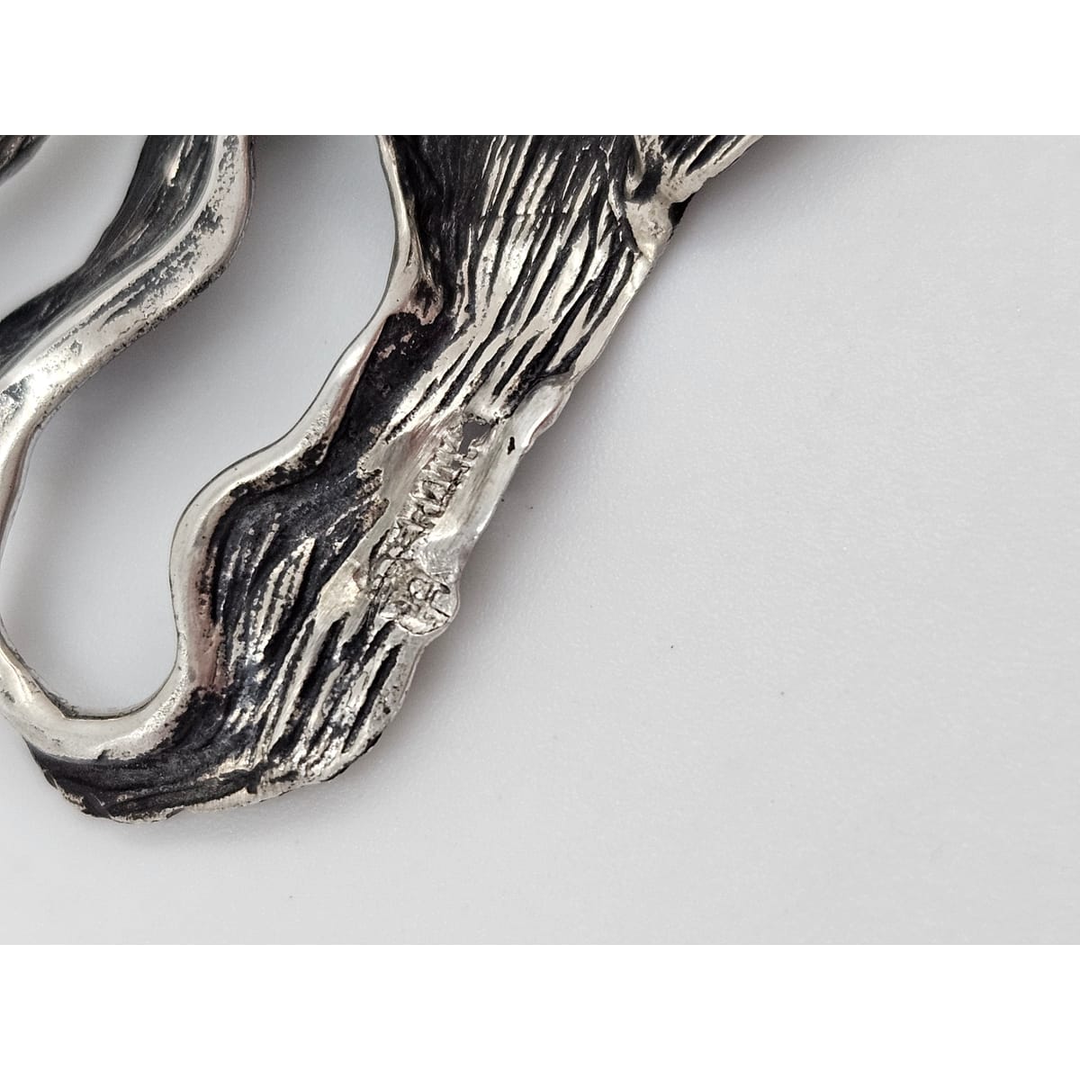 Vintage OOAK Designer Eneko Spain Sterling Abstract Modernist Pendant Necklace