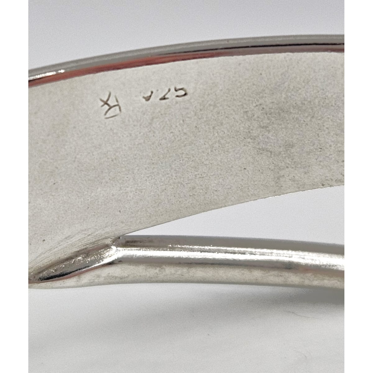 Artisan Sterling Bracelet Jewelry Artisan Signed Sterling Silver Modernist Cuff Bracelet