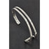 Artisan Sterling Modernist Bracelet Jewelry Vintage Artisan Made Solid Heavy Sterling Silver Modernist Cuff Bracelet