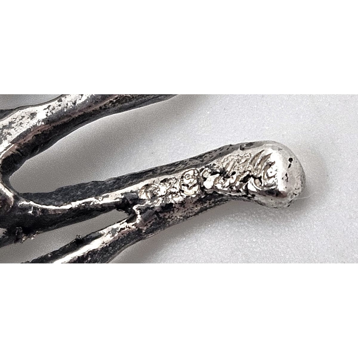 Artisan Sterling Necklace Jewelry Vintage Artisan Signed Sterling Modernist Brutalist Brooch Pendant Necklace
