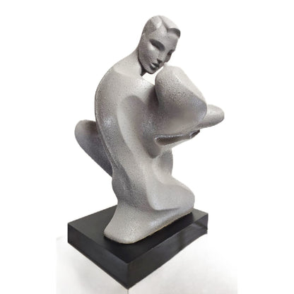 Austin Productions Sculpture Alexsander Danel For Austin Lovers Deco Modernist Huge Ceramic Sculpture 1990