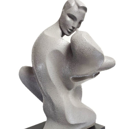 Austin Productions Sculpture Alexsander Danel For Austin Lovers Deco Modernist Huge Ceramic Sculpture 1990