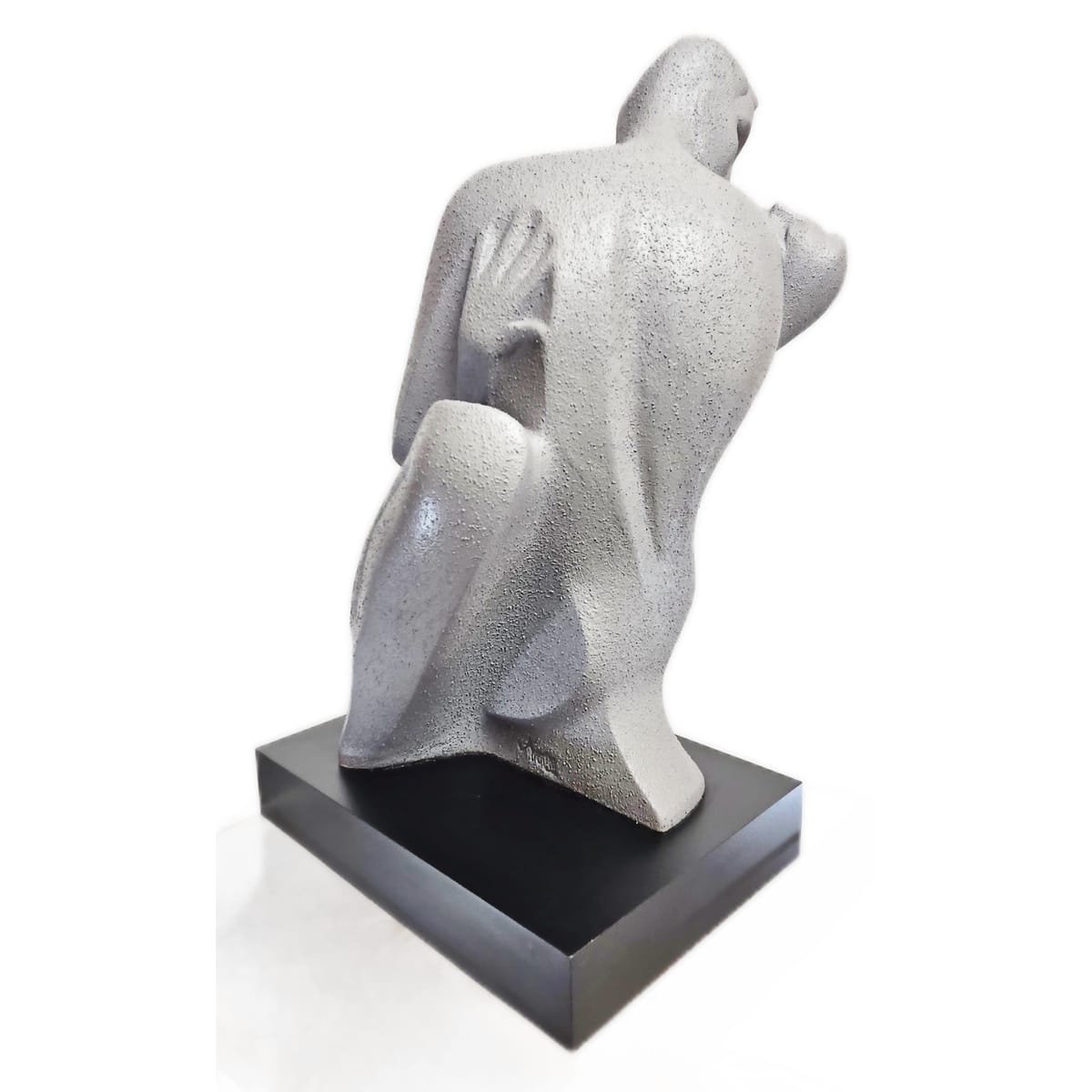 Austin Productions Sculpture Alexsander Danel For Austin Lovers Deco Modernist Huge Ceramic Sculpture 1990