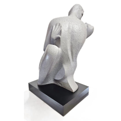 Austin Productions Sculpture Alexsander Danel For Austin Lovers Deco Modernist Huge Ceramic Sculpture 1990