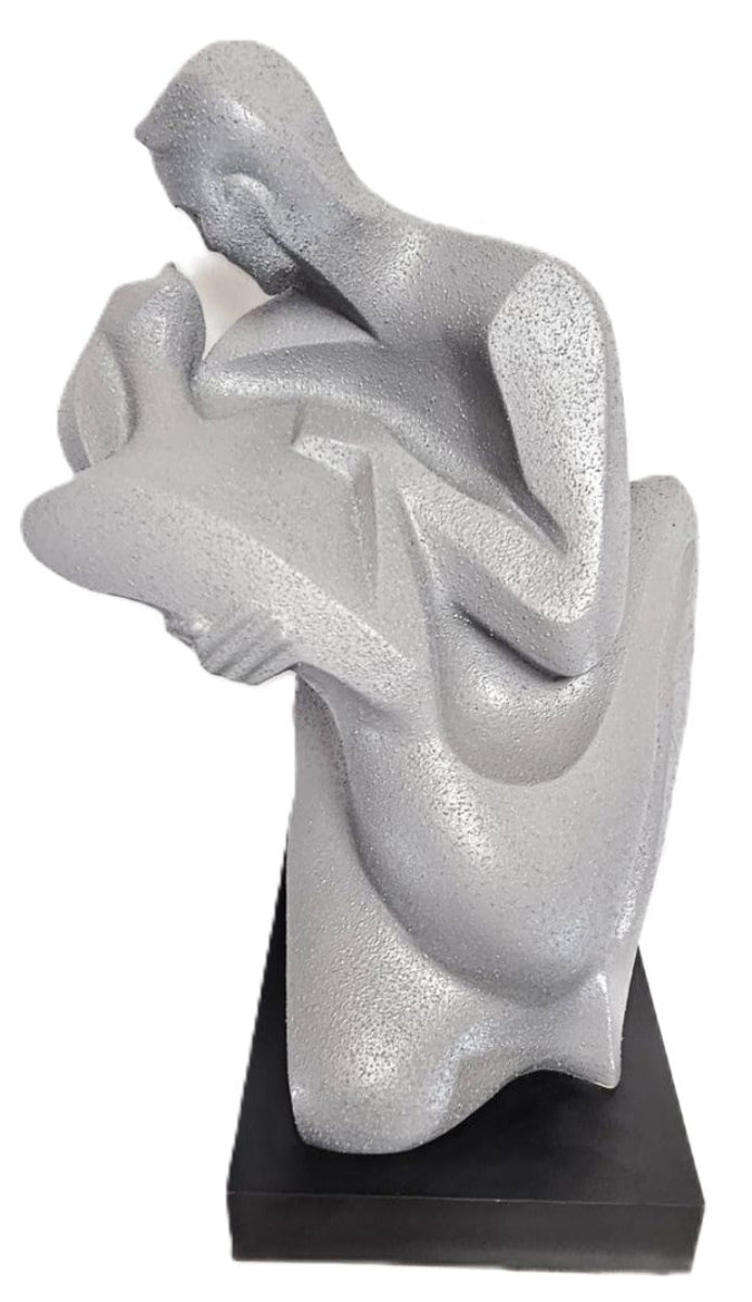 Austin Productions Sculpture Alexsander Danel For Austin Lovers Deco Modernist Huge Ceramic Sculpture 1990