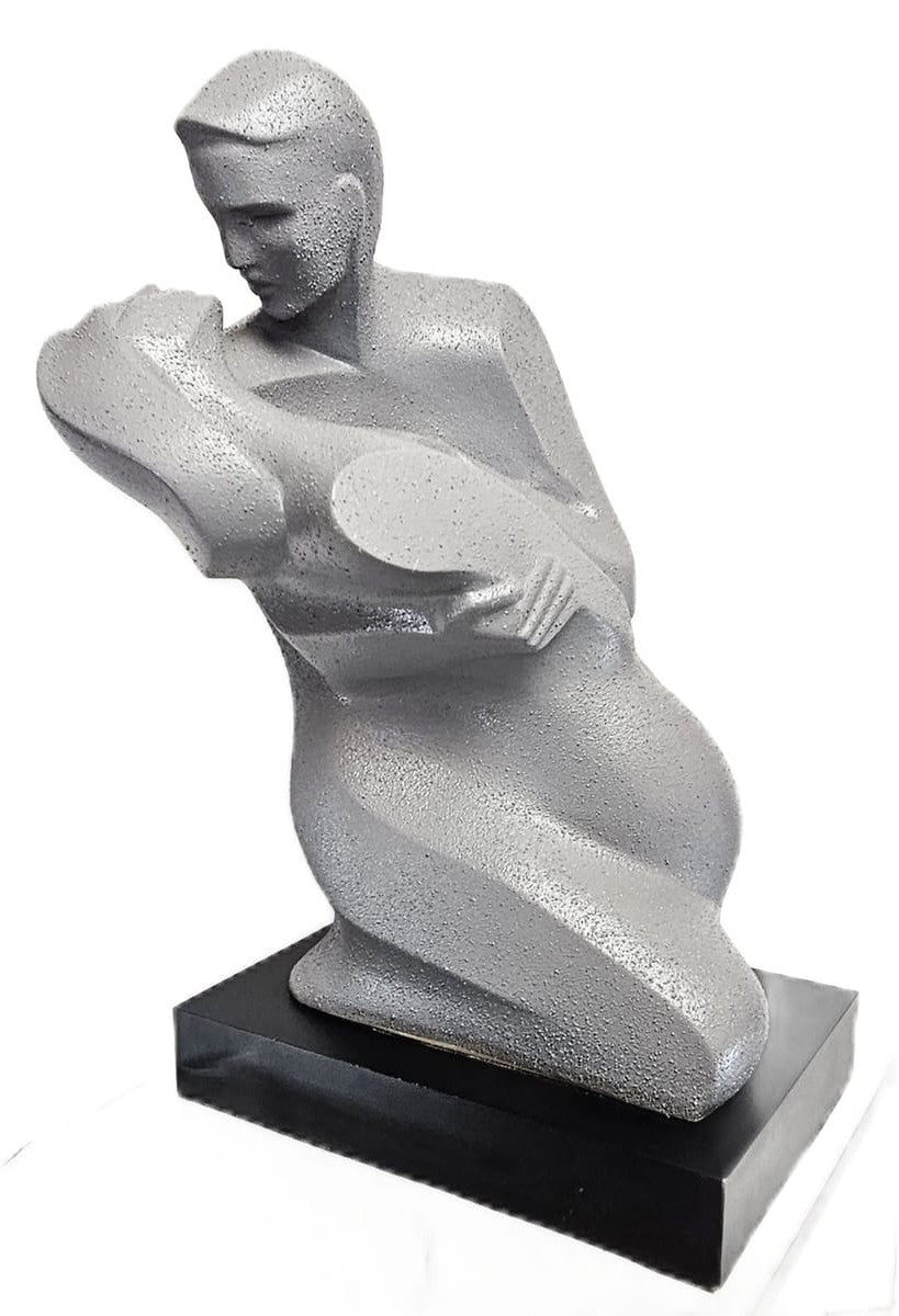 Austin Productions Sculpture Alexsander Danel For Austin Lovers Deco Modernist Huge Ceramic Sculpture 1990
