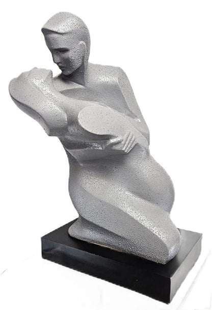 Austin Productions Sculpture Alexsander Danel For Austin Lovers Deco Modernist Huge Ceramic Sculpture 1990