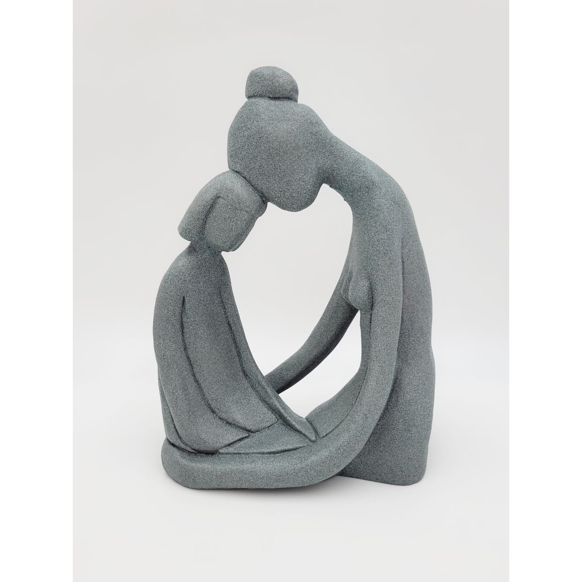 Austin Productions Sculpture Austin Mother Daughter Sculpture Titled "Girl Talk" by Klara Sever Signed 1971