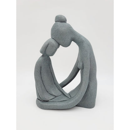 Austin Productions Sculpture Austin Mother Daughter Sculpture Titled "Girl Talk" by Klara Sever Signed 1971