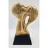 Austin Productions Sculpture Austin Prod BRASS Sculpture "Faces of Love" Signed Fisher C. 1980