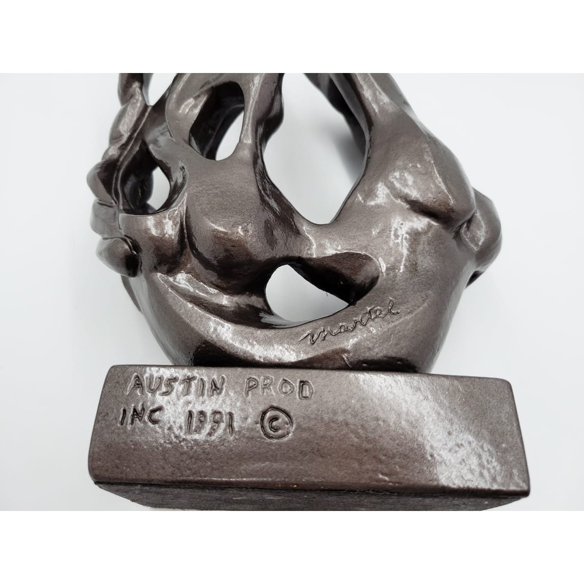Austin Productions Sculpture Austin Productions Sculpture Signed Martel