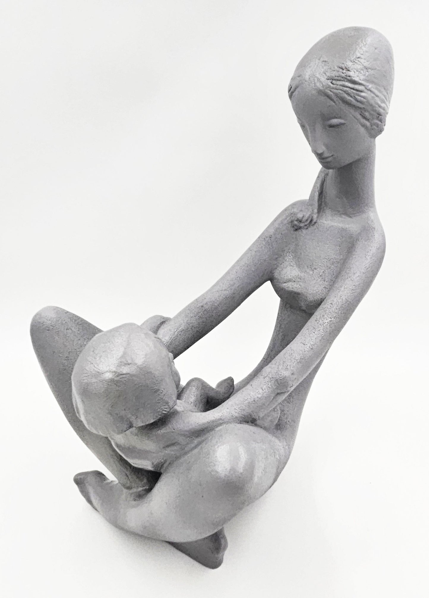 Austin Productions Sculpture Restored Austin Prod Kathy Klein "Generations" Mother/Child Sculpture 1972