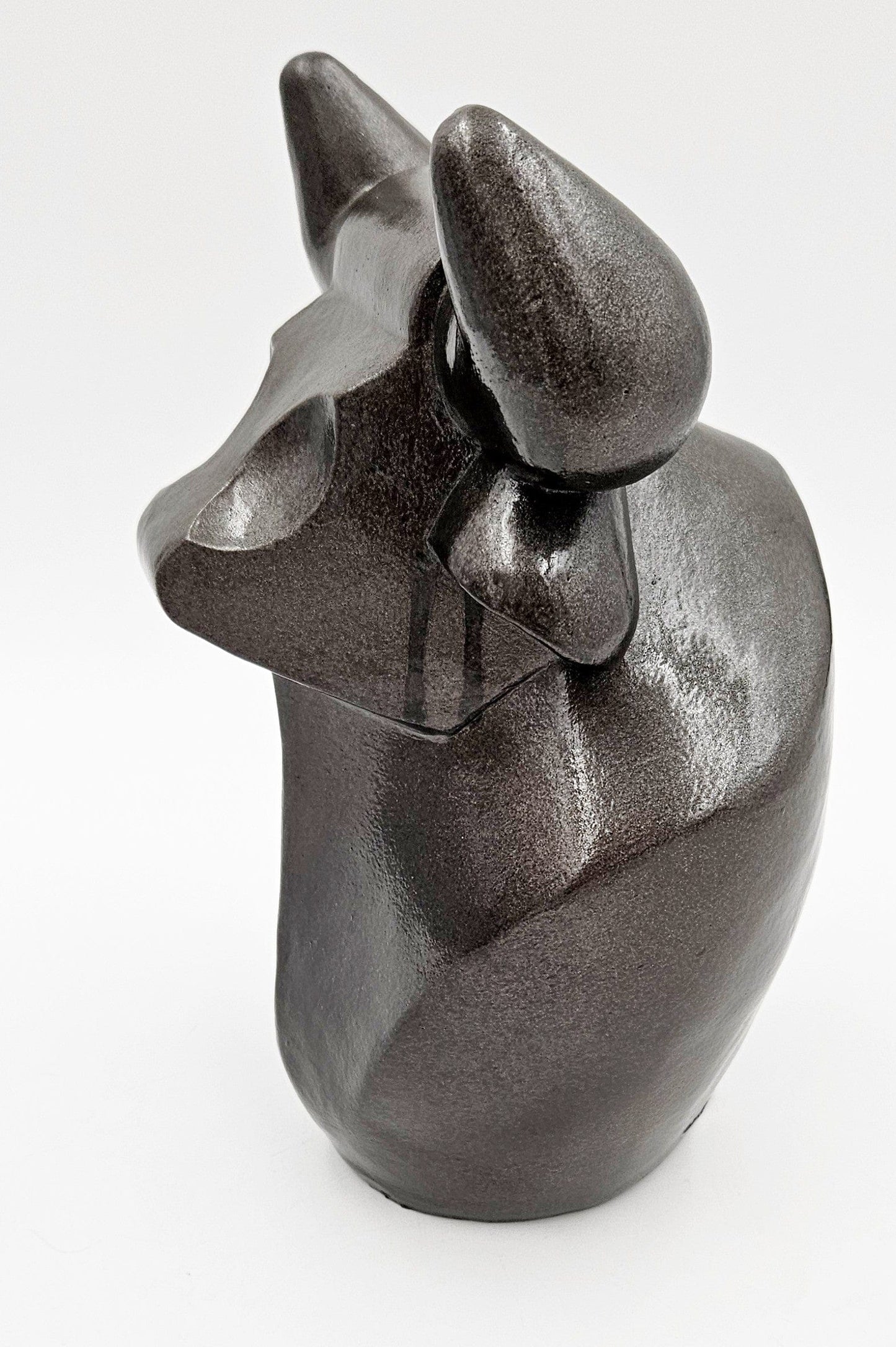 Austin Productions Sculpture Restored Austin Prod Modernist Cubist Style Bull Head Sculpture Circa 2000